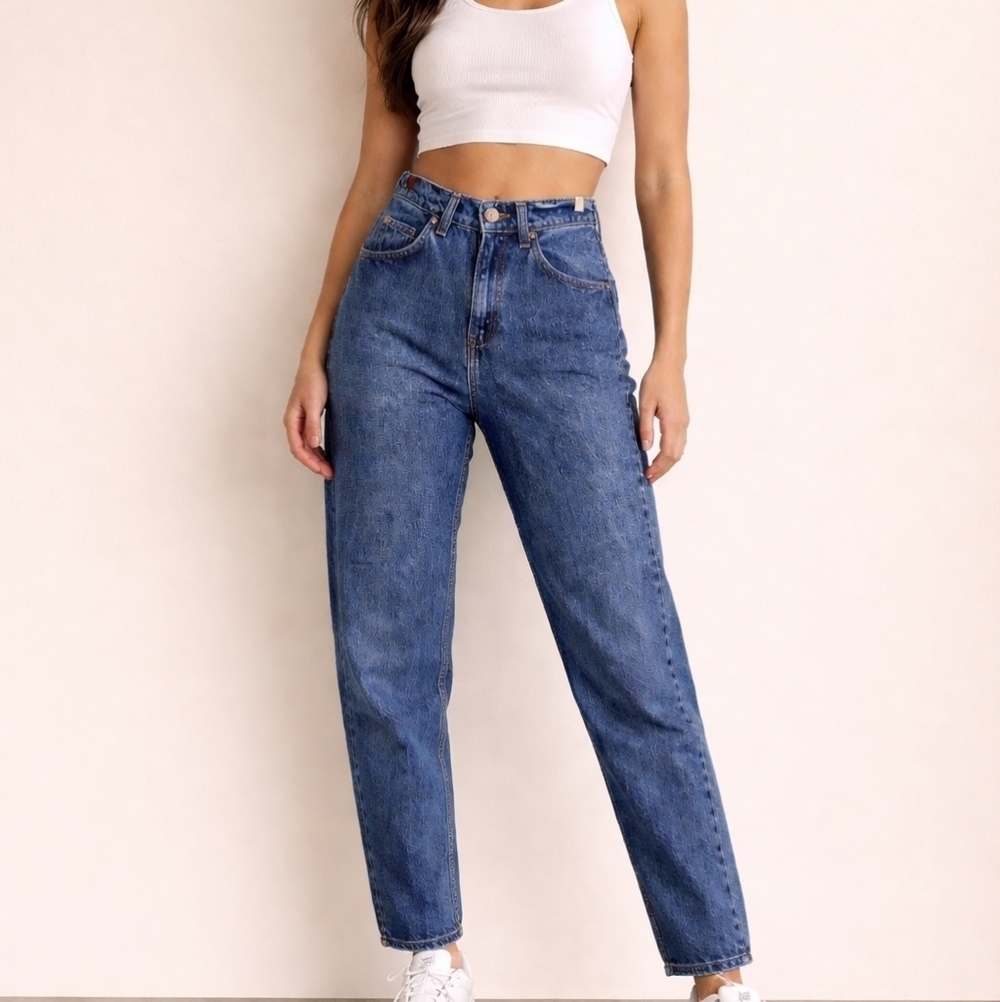 Vtg Levi's 962 Junior High Rise Tapered Leg Baggy Baddie Jeans 27 x 31
